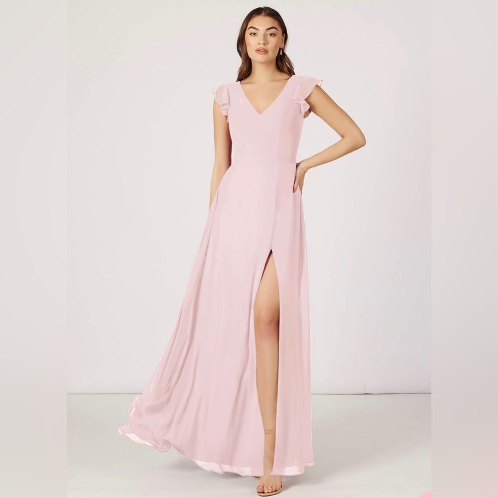 Azazie Claudine // Blushing Pink // A16 // Formal Gown // Bridesmaids Dress